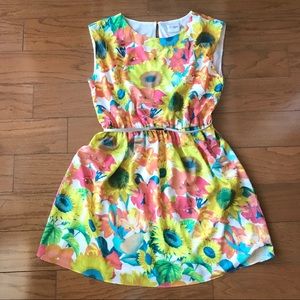 J. Taylor Floral Belted Dress